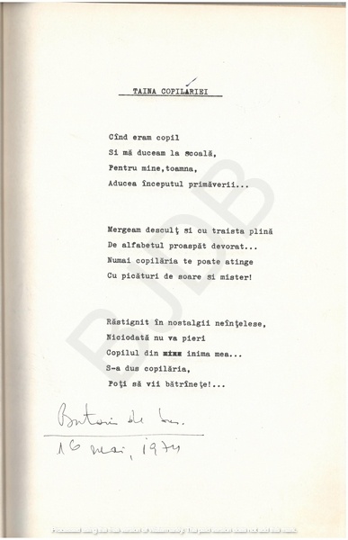 M-1076-1130-37 - 55 de Poezii în manuscris dactilografiat. ALEXANDRU MIRCESCU